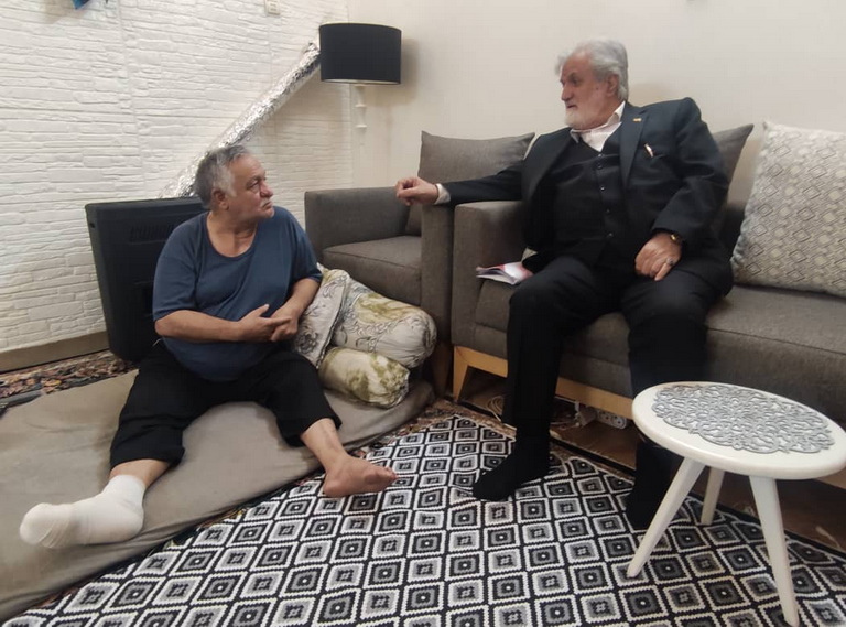 عیادت جانباز شکریانی