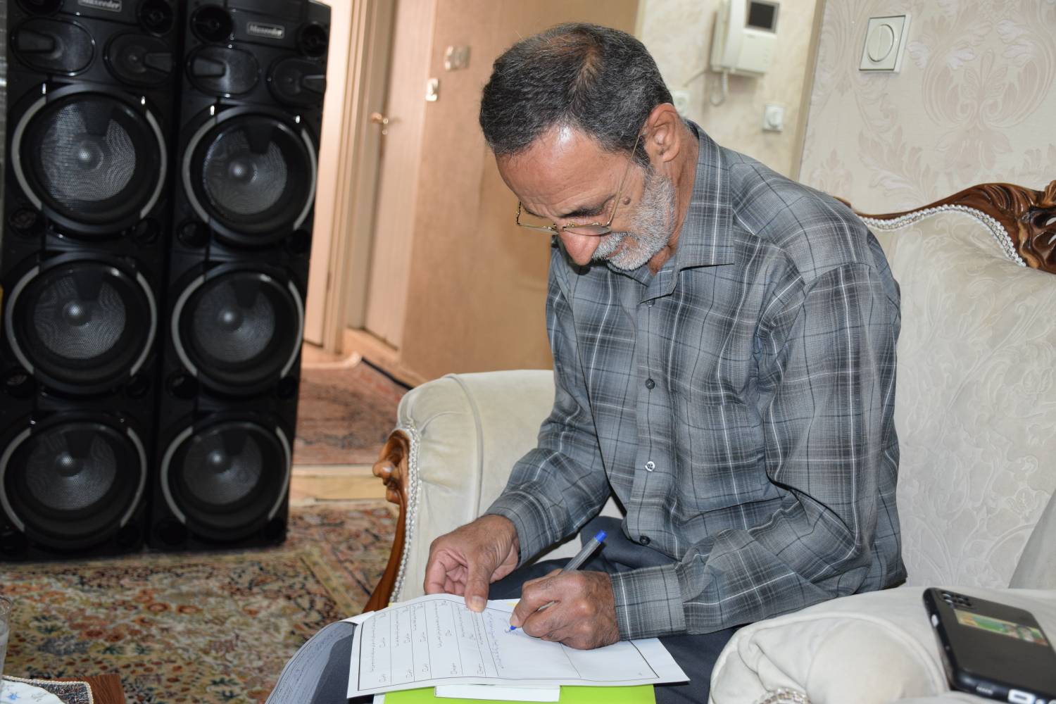 دیدار جانباز مصطفی میرزائی 1
