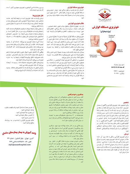 پمفلت دستگاه خونریزی گوارش