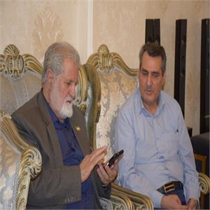 عیادت مشاور ایثارگران مدیر عامل